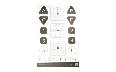 Action Target FLDC-P-100 Double-Sided Training Target, 23"x35", 100 Pack - View 3