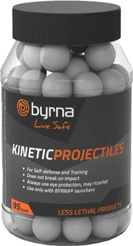 Byrna SP68302 Home Defense Kinetic 95ct Gray 3.2g Projectiles - View 2