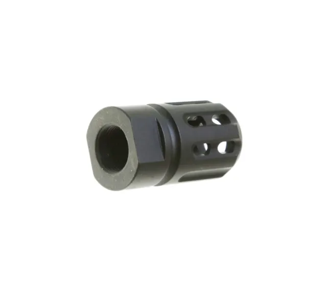 Wraithworks MB2P 9mm 1/2x28 Threaded Black Muzzle Compensator AR-15 - View 2