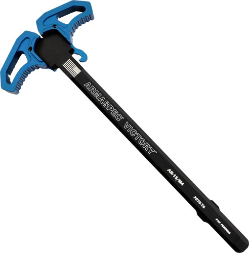 Armaspec Victory Ambidextrous AR-15 Charging Handle Blue - View 2
