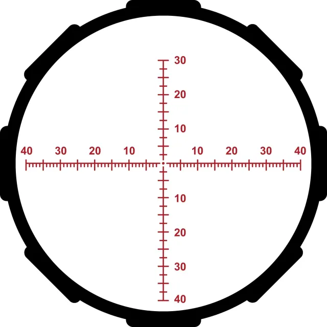 Crimson Trace Hardline Pro Rifle Scope - 6-24x50mm 30mm SFP MR1-MOA Illum - View 2