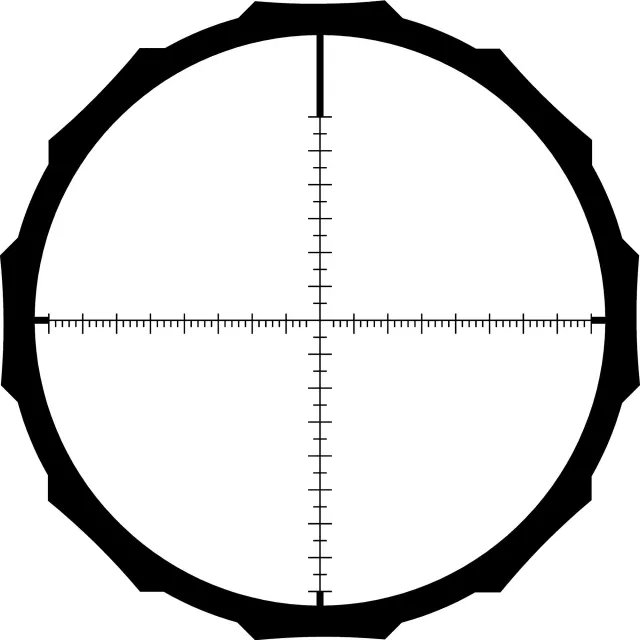 Crimson Trace 01-01070 Hardline Pro 4-16X50 30mm MR1-MIL Scope Black - View 2