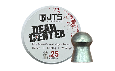 JTS Dead Center .25 Cal 29.63 Grain Domed Pellets 150 Ct - View 2