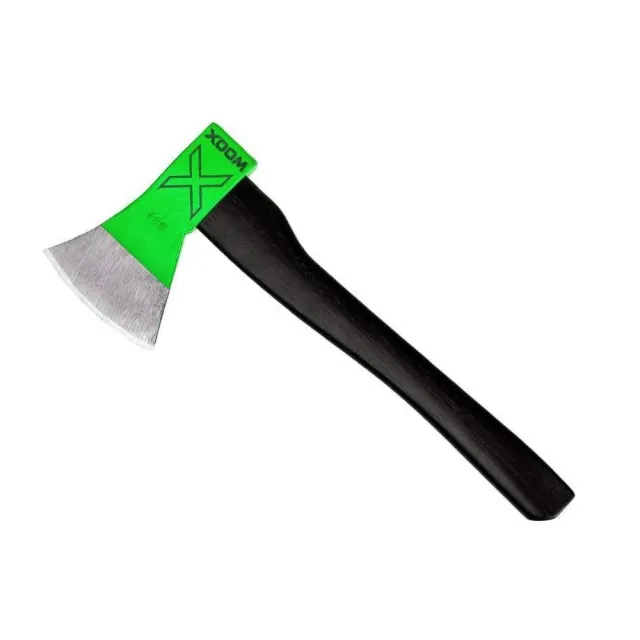 Woox BU.AXE040.05 Thunderbird Throwing Axe, Green, 14" Hickory Handle - View 2
