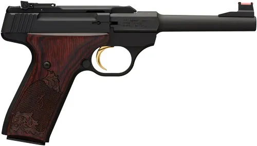 Browning Buck Mark Challenge 22LR 5.5" Barrel 10+1 Engraved Rosewood Grip, TruGlo Sight - View 2