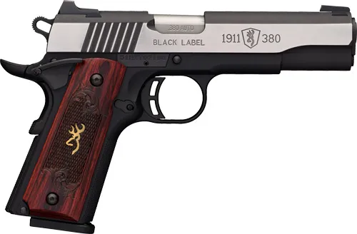 Browning 1911-380 Black Label Medallion Pro 380 ACP 8+1 4.25" Barrel - View 2