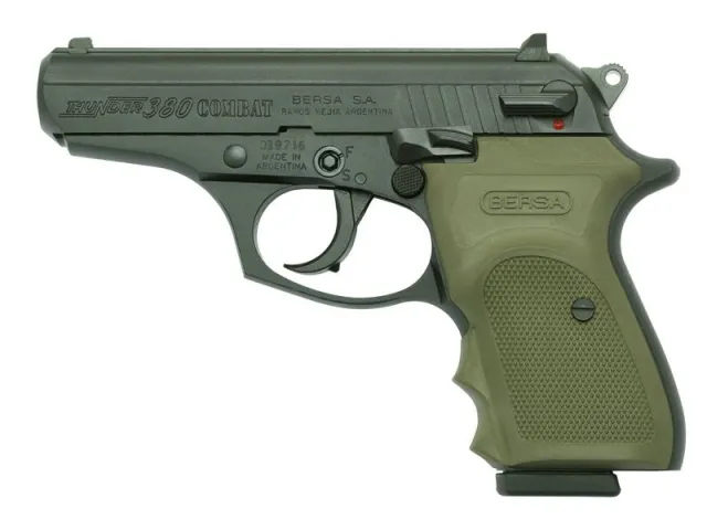 Bersa T380MC Thunder 380 Combat ACP 3.50" 8+1 Matte Black Steel Slide... - View 2