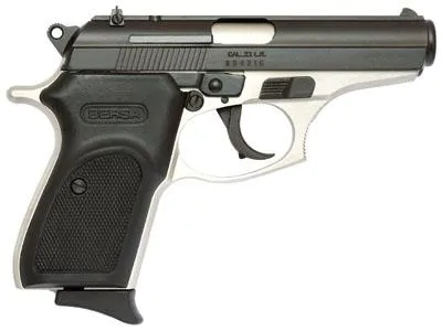 Bersa T22DT Thunder 22 LR 3.50" 10+1 Nickel Black Steel Slide... - View 2