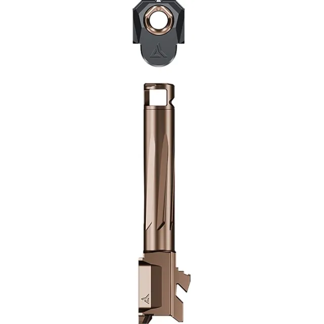 Radian R0834 Ramjet + Afterburner 9mm Glock19 Gen4 Bronze 416R Steel - View 2