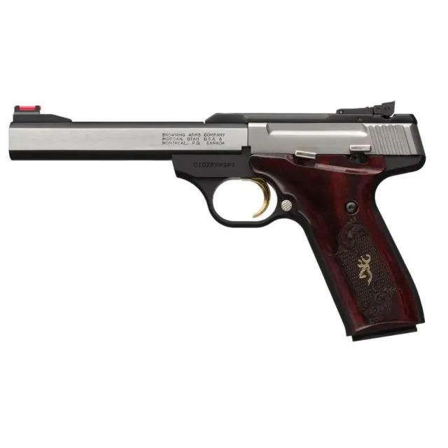 Browning 051543490 Buck Mark Medallion 22 LR 10+1 5.50" Blackened SS... - View 2