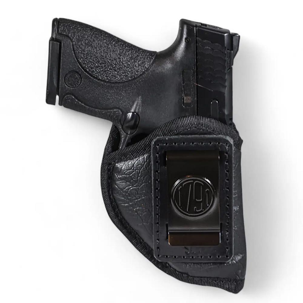 1791 Gunleather ECOSC1BLKR Sub-Compact IWB Holster Black Right Hand - View 2