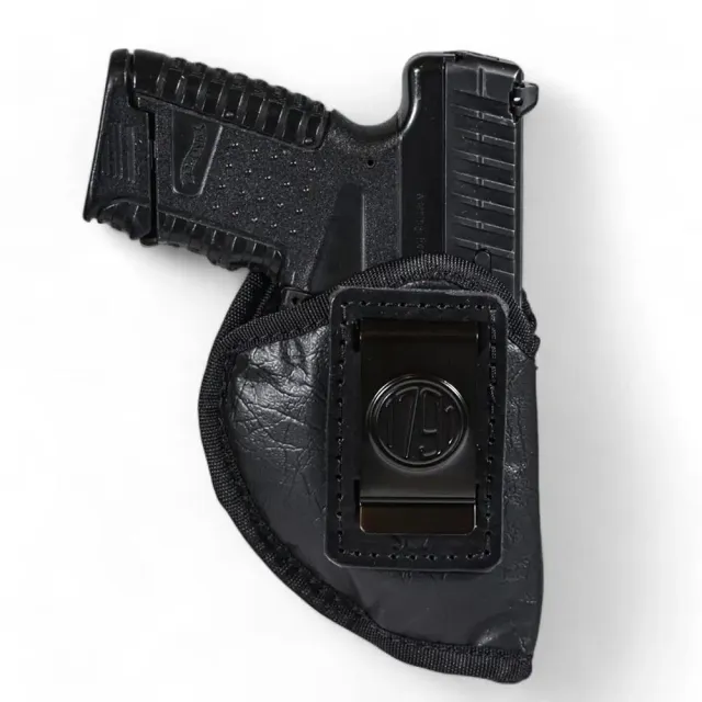 1791 Gunleather ECOSC2BLKR EcoCarry Sub-Compact IWB Medium Black RH - View 2