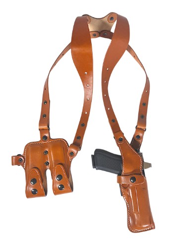 1791 Gunleather NSS-2.1-CBR-V-R Optic Ready Glock Shoulder Holster Brown - View 2