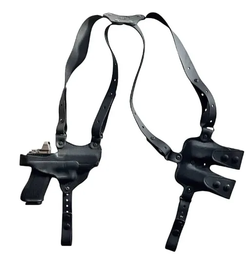 1791 Gunleather NSS-2.4-SBL-H-R Sig P320 Optic Ready Shoulder Holster - View 2