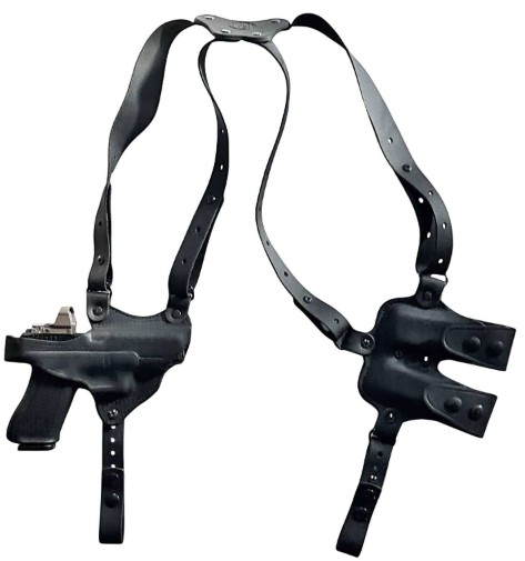 1791 Gunleather NSS1SBLHR Optic Ready Shoulder Horizontal Black Fits... - View 2