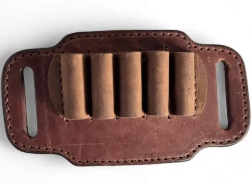 1791 Gunleather HNTABSLRBRWA Brown Leather Ammo Belt Slide 30-06 Springfield - View 2