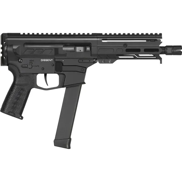 CMMG DISSENT MkGs 9mm Luger AR-Style Pistol 6.5" Black - View 2