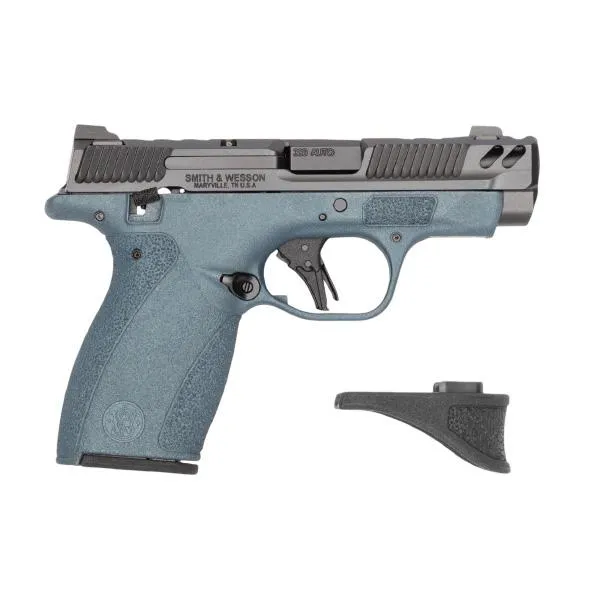 S&W Bodyguard 2.0 PC Carry Comp .380 ACP 3.1 In Blue Titanium 2x10rd Mags - View 2