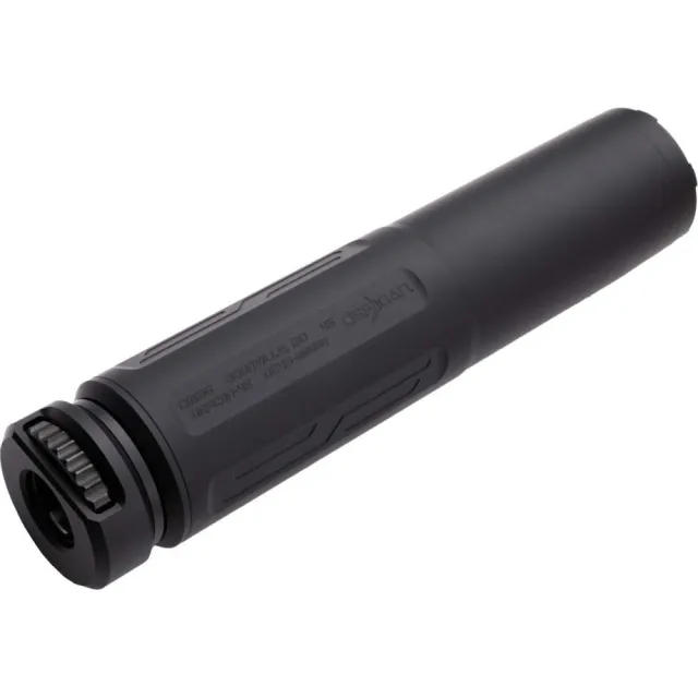 DefCan 45 Suppressor: Full-Auto Rated, 30 dB Sound Reduction, 7075 Aluminum, Hard Coat Anodized, Bi-Lock QD Mount - View 2