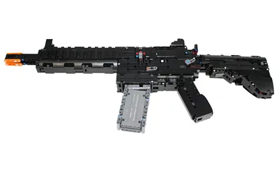 Caliber Gourmet CBG-BB-3 Building Blocks Machine Gun Toy, Multi-Color - View 2