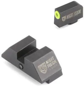 Night Fision GLK001015YGZ Accur8 Glock Sights Green Tritium Yellow Outline - View 2