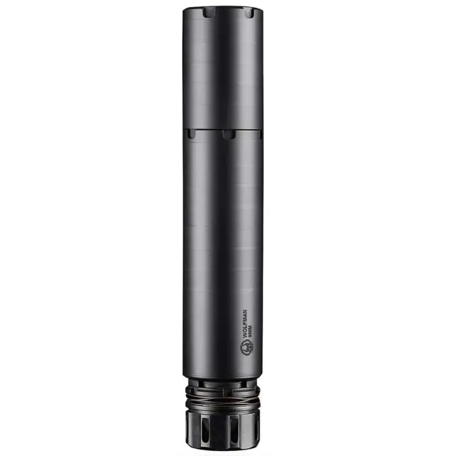 Dead Air Wolfman 9mm KeyMicro Kit 1/2-28 Black Cerakote - View 2