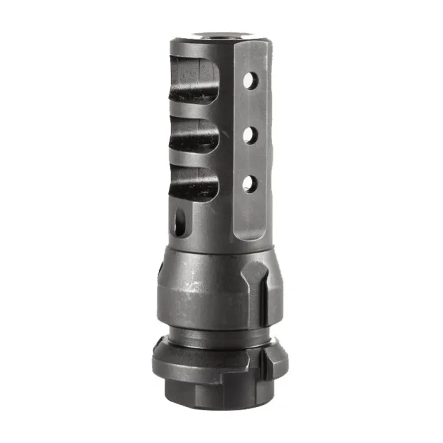 Dead Air DA103 KeyMount Muzzle Brake .338 Black 3/4x24 - View 2