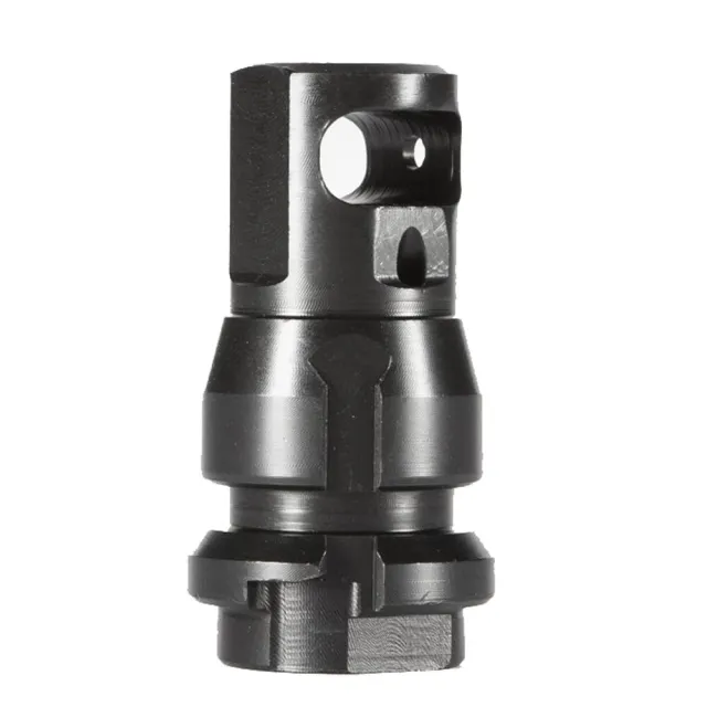 Dead Air Armament Key Mount Muzzle Brake Black 1/2X36 Threads .38 Bore - View 2