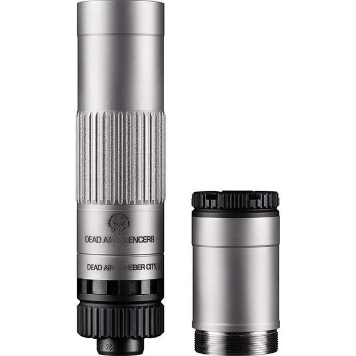 Dead Air MOJAVE9SIL Mojave-9 9mm Luger Titanium/Steel/Aluminum Suppressor - View 2