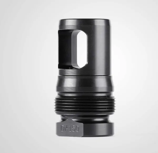 Dead Air DA155 XEMAX Muzzle Brake Black 3/4"-20 Threads 2.06" OAL 1.125" Diameter 338 Lapua Mag - View 2