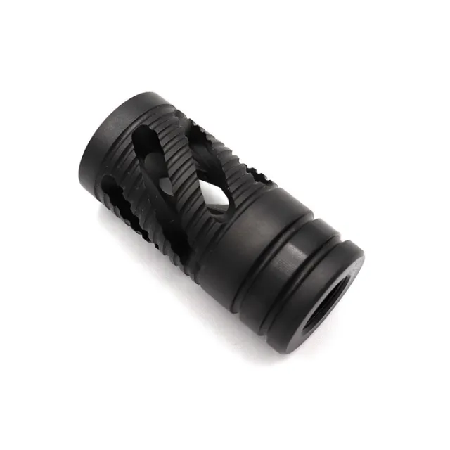 KIDD 10/22 KIDD-22MB-CM-TRBO-BB .920" Muzzle Brake Black 22 Caliber - View 4