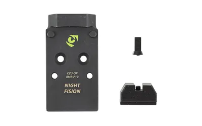 Night Fision Optic Plate + Backup Sight Combo Black Sights Trijicon - View 2