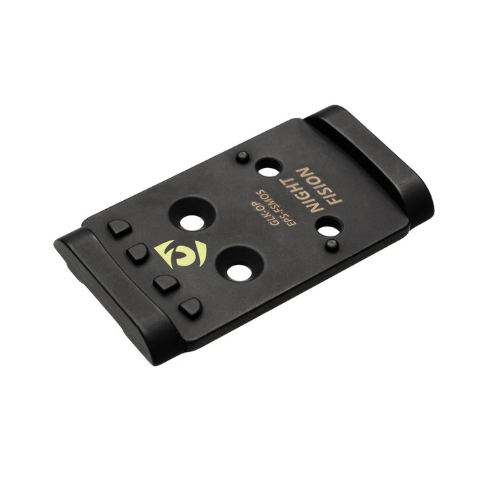 Night Fision Optic Plate Backup Sight Combo Yellow Front - View 3