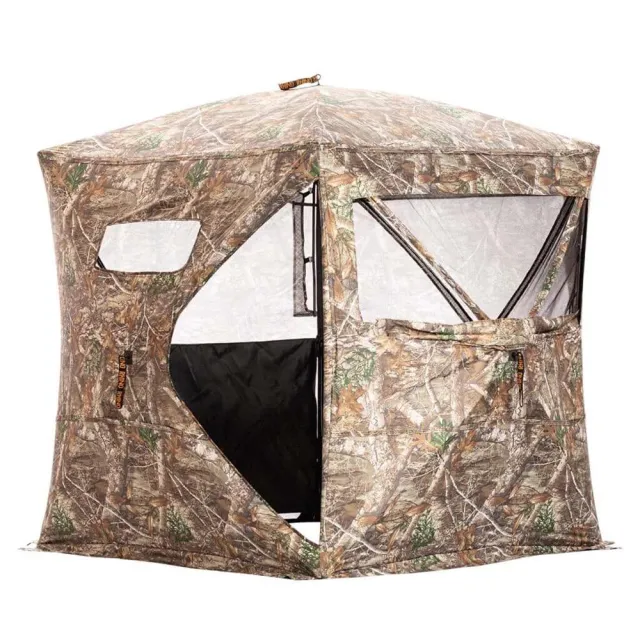 Feradyne Outdoors RBO170 5-Hub RealTree Edge 180° See-Through Blind - View 2
