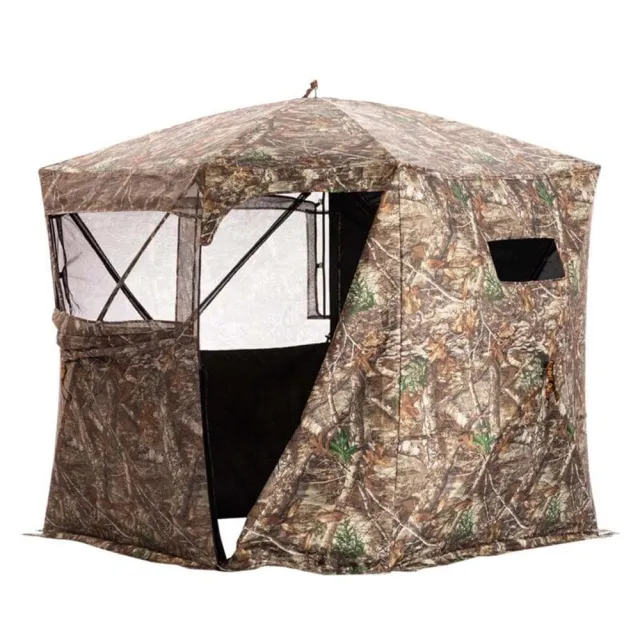 Feradyne Outdoors Rhino RB0200 Blind 180 Pro FD Realtree Edge 58x58x70 - View 2