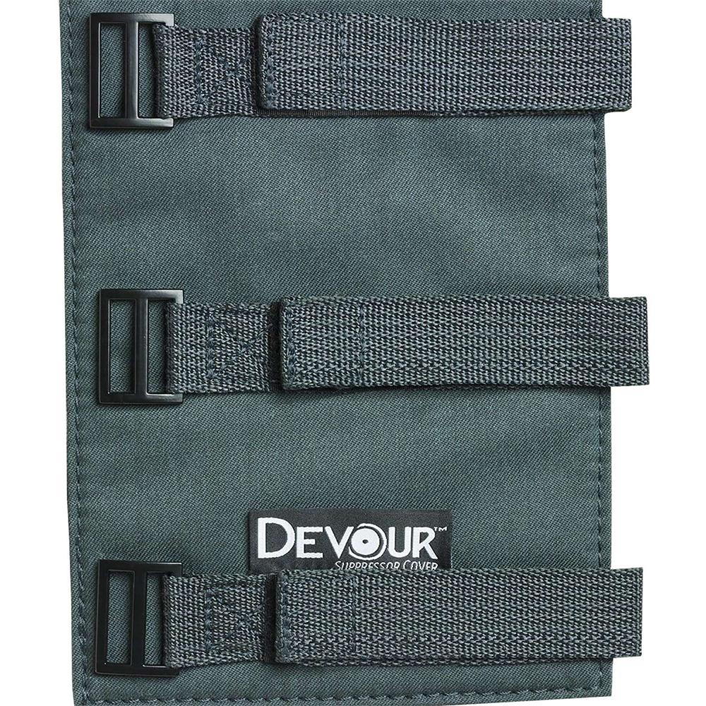 Banish 6202 Devour 9" Gray Suppressor Cover, Heat-Resistant, Non-Slip Design - View 2