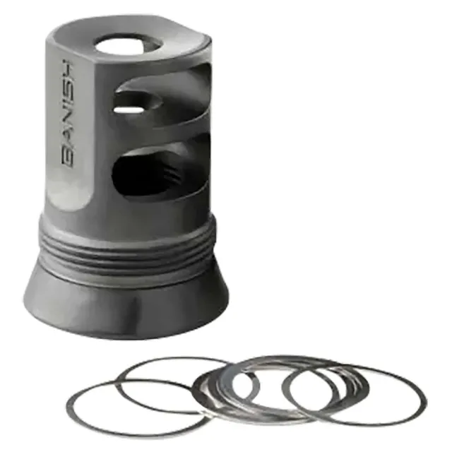 Banish Suppressors 4578 Muzzle Brake .30 Gold 1/2x28 Thread - View 2