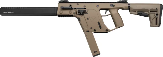 Kriss USA Vector Gen II CRB 10mm Auto Semi Auto Rifle 16" Barrel 15 Rounds M4 Stock FDE - View 2