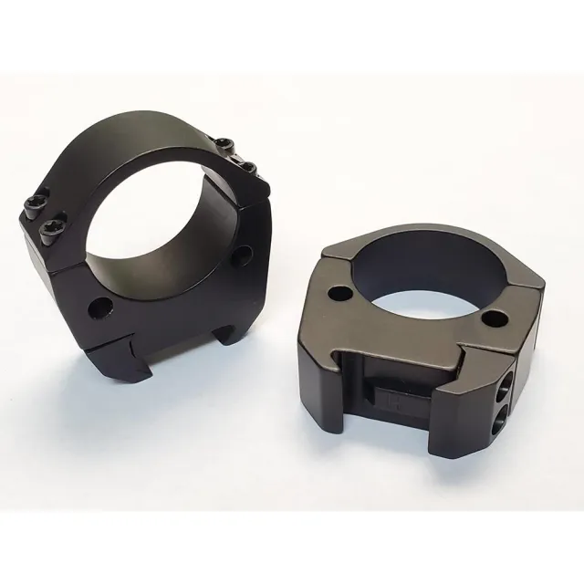 Talley TMS35M 35mm Medium Picatinny Rail Black Anodized Aluminum Rings - View 2