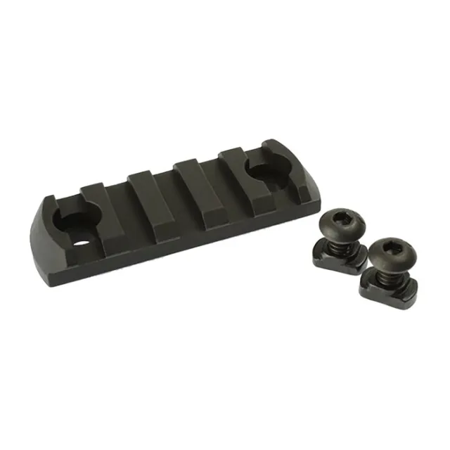 CMC Triggers 81722 M-LOK to Picatinny 5-Slot Rail, Aluminum, Black - View 2