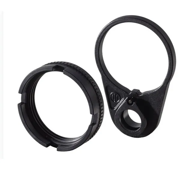 Primary Weapons 4BTRLPB-1F Castle Nut Ratchet Lock 4140 Steel Black - View 2