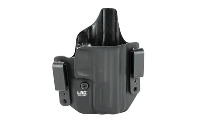 L.A.G. Tactical 3010 Defender Holster, OWB/IWB, Kydex, Right Hand, Black - View 2