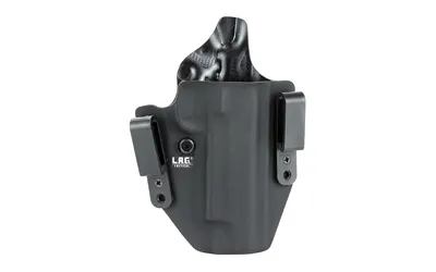 LAG Tactical Defender Kydex Holster 1911 5" Rail - Right Hand OWB/IWB Black 6004 - View 2