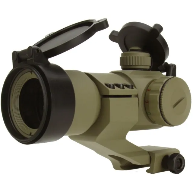 TacFire RD004T 1x30 Red/Green Dot Sight Tan 2 MOA Dual Illuminated - View 2