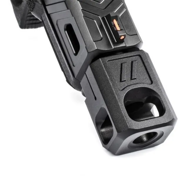 ZEV Technologies COMP-PRO-V2 9mm Black Compensator 1/2x28mm Thread - View 2