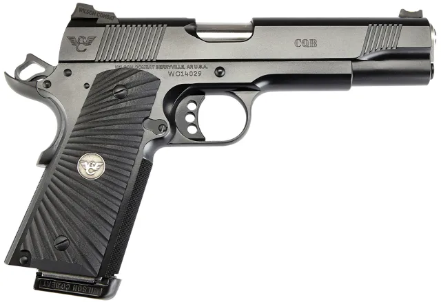 Wilson Combat CQBFS9 1911 9mm 10+1 5" Black Armor-Tuff G10 Grip - View 2