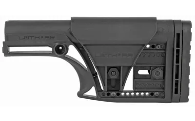 Luth-AR MBA-1-3AX Adjustable Stock 3-Axis Buttplate Black - View 2