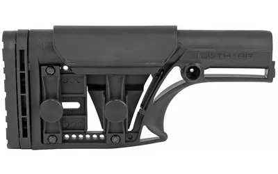 Luth-AR MBA-1-3AX Adjustable Stock 3-Axis Buttplate Black - View 3