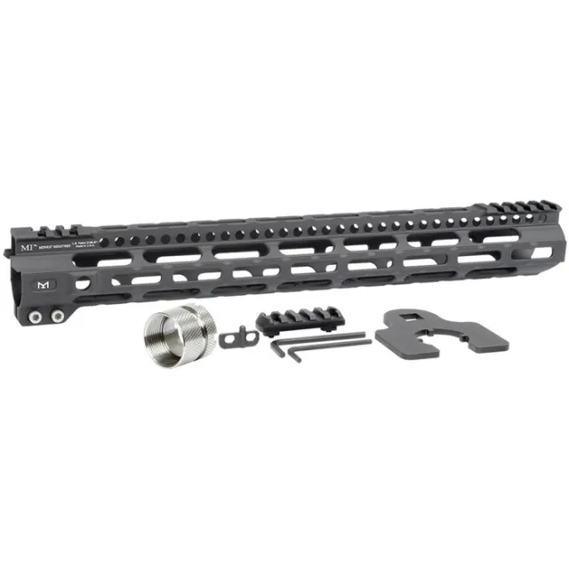 Midwest Industries MIULW15 15 In M-LOK Ultralight Handguard Black - View 2