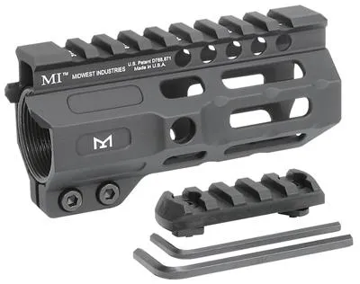 Midwest Industries MICRM45 AR-15 4.5" M-LOK Handguard Black Anodized - View 2